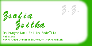 zsofia zsilka business card